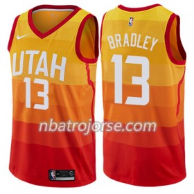 Män Utah Jazz Tröja Tony Bradley 13 Nike City Edition Swingman